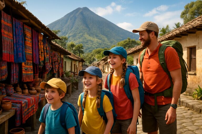 explorez le guatemala en famille : découvrez la richesse culturelle et les impressionnants volcans lors d'une aventure inoubliable avec vos enfants.