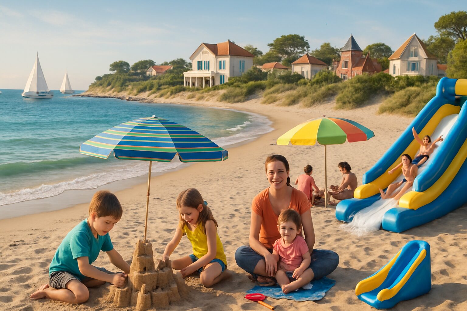 découvrez notre sélection des 5 meilleures stations balnéaires familiales sur la côte atlantique, idéales pour des vacances en famille entre plages, loisirs et détente.