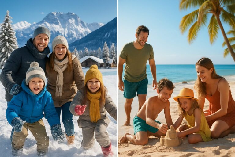découvrez comment choisir entre des vacances d’hiver en famille à la montagne ou au bord d’une mer chaude, avec conseils pour des moments inoubliables adaptés à tous les âges.