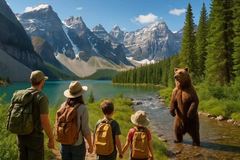 explorez le canada en famille : découvrez ses parcs nationaux, rencontrez les ours dans leur habitat naturel et vivez une aventure au cœur de la nature sauvage.
