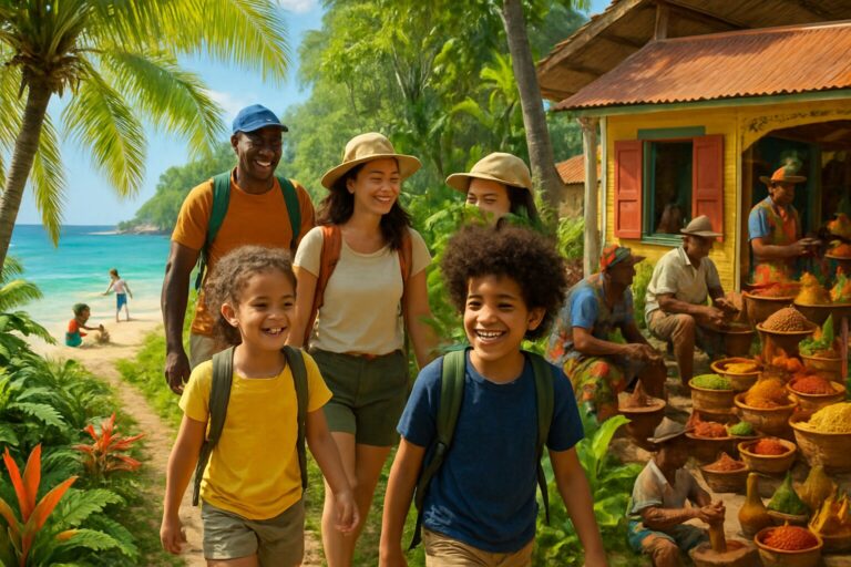 découvrez la martinique en famille à travers des randonnées adaptées, des plages paradisiaques et une richesse culturelle unique pour des vacances inoubliables.