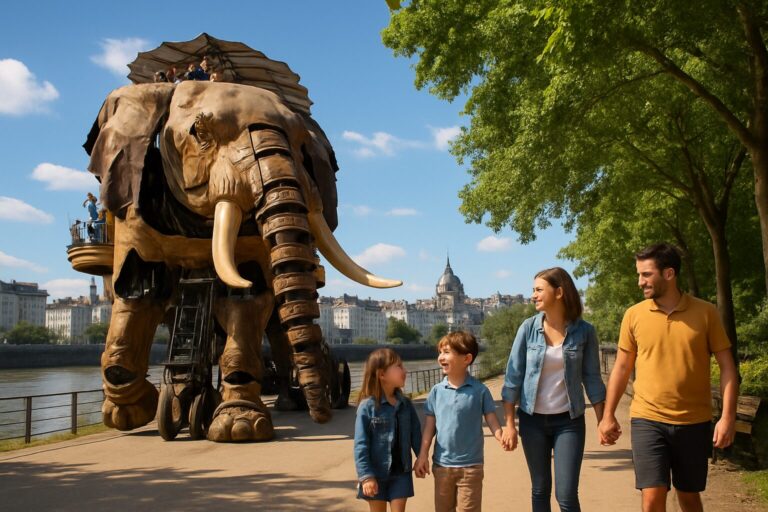 découvrez nantes en famille avec une visite des machines de l’île et des balades conviviales pour petits et grands, entre culture, nature et aventures ludiques.