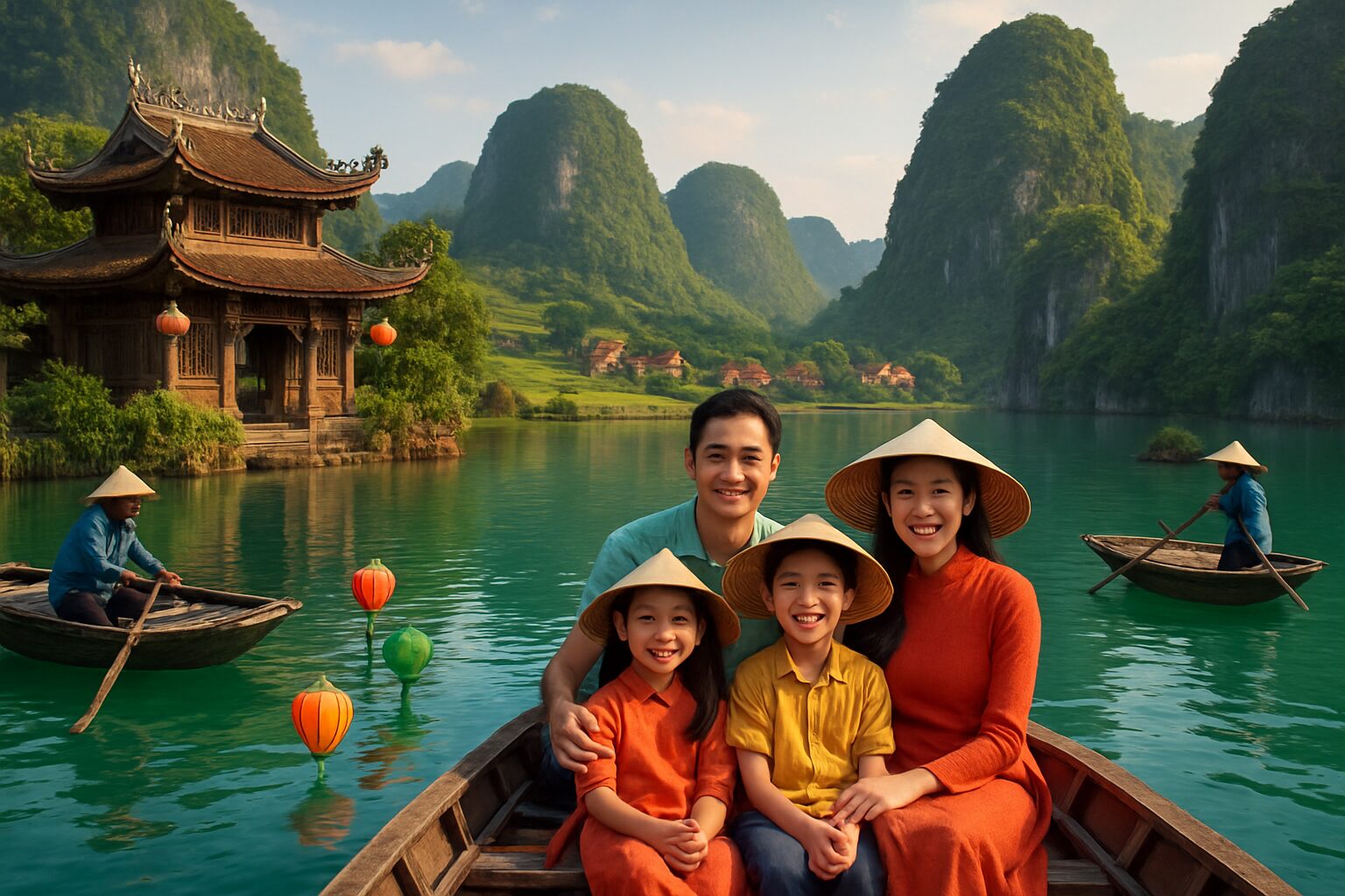 découvrez un séjour inoubliable au vietnam alliant nature époustouflante, riche culture locale et croisières familiales pour des moments de partage et d'aventure.