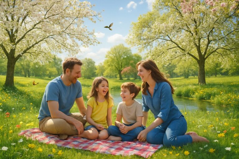profitez d'un séjour détente et nature au printemps, idéal pour les familles souhaitant se ressourcer et découvrir la beauté des paysages printaniers.