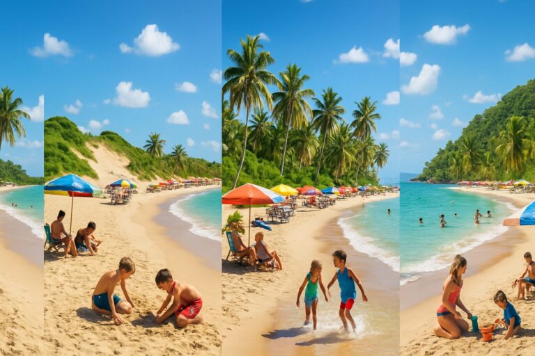 découvrez les 5 meilleures plages familiales du brésil, idéales pour des vacances inoubliables avec vos enfants. sable fin, eaux calmes et activités pour tous.